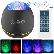 Load image into Gallery viewer, LED Starry Sky Night Light Water Wave Music Projector