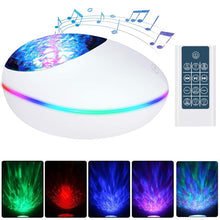 Load image into Gallery viewer, LED Starry Sky Night Light Water Wave Music Projector