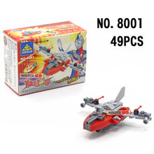 Load image into Gallery viewer, police special police car fire engine missile car plane building block truck house building block boy hand made toy