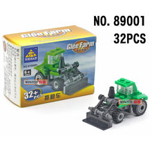 Load image into Gallery viewer, police special police car fire engine missile car plane building block truck house building block boy hand made toy