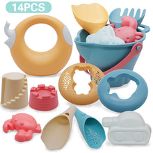 Load image into Gallery viewer, Baby Beach Toys Kids Summer  Beach Game Toys Children Sandbox Set Kit Toys For Beach Play Sand Bathroom Water Game Play Cart