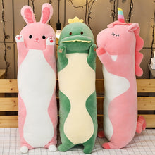 Load image into Gallery viewer, 1pc 70/90/120CM Dinosaur Unicorn Cat Plush Pillow