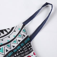 Load image into Gallery viewer, 2020 Women Summer Dress Boho Style Block Floral Print V-neck Beach Dress Tunic Sleeveless Loose Mini Party Dress Vestidos#J30