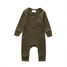 Load image into Gallery viewer, HITOMAGIC Newborn Baby Clothes Rompers Kids Baby Girl Jumpsuit Boy Clothing Ribbed Spring Winter Outfit Autumn Soft Boys