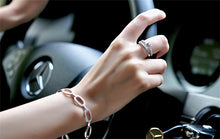 Load image into Gallery viewer, 925 Silver Ring Double Stackable Fashion Design