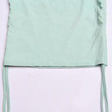 Load image into Gallery viewer, Cryptographic Ribbed Side Drawstring Ruched Sexy Mini Dress Lantern Sleeve 2020 Autumn Backless Dresses Bodycon Women Clothes