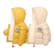 Load image into Gallery viewer, 2020 New Winter Children's Cotton Coats Boys And Girls Cartoon Cute Bear Jackets Babys Hooded Zipper Clothes For Kids Outerwear