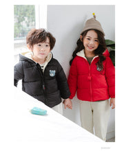 Load image into Gallery viewer, 2020 New Winter Children's Cotton Coats Boys And Girls Cartoon Cute Bear Jackets Babys Hooded Zipper Clothes For Kids Outerwear