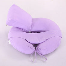 Load image into Gallery viewer, New Feeding Pillow For Pregnant Women Multi-function Baby Infant Breastfeeding U Pillow Solid Cotton Cushion For Baby Learn Sit