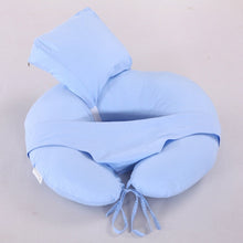 Load image into Gallery viewer, New Feeding Pillow For Pregnant Women Multi-function Baby Infant Breastfeeding U Pillow Solid Cotton Cushion For Baby Learn Sit