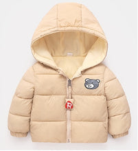 Load image into Gallery viewer, 2020 New Winter Children's Cotton Coats Boys And Girls Cartoon Cute Bear Jackets Babys Hooded Zipper Clothes For Kids Outerwear