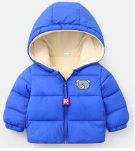 Load image into Gallery viewer, 2020 New Winter Children's Cotton Coats Boys And Girls Cartoon Cute Bear Jackets Babys Hooded Zipper Clothes For Kids Outerwear