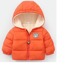 Load image into Gallery viewer, 2020 New Winter Children's Cotton Coats Boys And Girls Cartoon Cute Bear Jackets Babys Hooded Zipper Clothes For Kids Outerwear