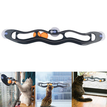 Load image into Gallery viewer, 1pc Funny Track Ball Cat Toy Sucker Windows Interactive Cat Scratch Toy Play Pipe with Balls Kitten Tunnel Pet Toys Products