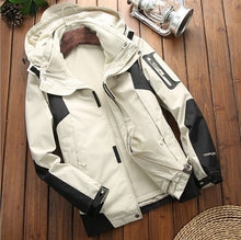 Load image into Gallery viewer, Men Winter Warm 3in1 Jacket Trekking Camping Climbing Skiing Hiking Outdoor Coat Waterproof Outdoor Sport Jackets Brand Clothing