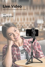 Load image into Gallery viewer, Anti-shake Selfie Stick Tripod Bluetooth Single Shaft Stabilizer
