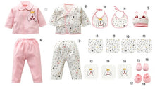 Load image into Gallery viewer, 100% cotton newborn clothes summer baby gift box set baby products newborn baby set 18 pcs for 0- 6 month baby