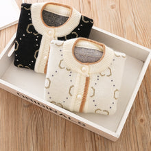Load image into Gallery viewer, Girls Sweater Cardigan Coat Clothes Kids Classic Outwear Top Fall Winter Long Sleeve Warm Baby Children Knitting Overcoat 1-5Y