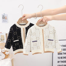 Load image into Gallery viewer, Girls Sweater Cardigan Coat Clothes Kids Classic Outwear Top Fall Winter Long Sleeve Warm Baby Children Knitting Overcoat 1-5Y