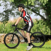 Load image into Gallery viewer, Summer Cycling Jersey Set Short Sleeve Cycling Bib Pants Cycling Clothing Bicycle Clothing Bike Jersey Cycling Equipment