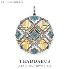 Load image into Gallery viewer, Blue Africa Ornament Fashion Jewelry 925 Sterling Silver Necklace