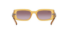 Load image into Gallery viewer, Ray-Ban Women&#39;s RB4395 Kiliane Square Sunglasses, Transparent Yellow/Gradient Violet, 54 mm
