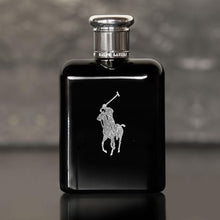 Load image into Gallery viewer, Ralph Lauren FRAGRANCES Polo Black - Eau de Toilette - Men's Cologne - Woody &amp; Fresh - With Patchouli, Sandalwood, and Mandarin - Medium Intensity - 4.2 Fl Oz

