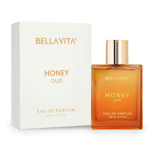 Load image into Gallery viewer, Honey Oud Eau de Parfum (3.4 fl. oz.) | Patchouli, Vanilla, Bergamot, Floral &amp; Spicy + Made with Clean &amp; Vegan Essentials Oils + Cruelty Free | Long-Lasting Fragrance

