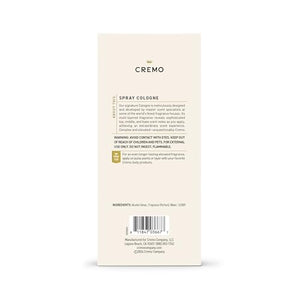 Cremo Italian Bergamot Spray Cologne For Men, A Combination of Italian Bergamot, Neroli Blossom, and Fresh Vetiver, 3.4 Fl Oz