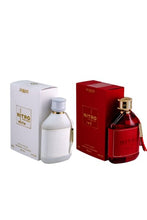 Load image into Gallery viewer, Dumont Nitro Red and White Combo Pack Eau de Parfum Set, 3.45 fl oz Each, 2-Piece Fragrance Combo Pack - 1 Red and 1 White
