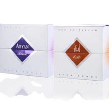Load image into Gallery viewer, RASASI Abyan EDP (Couple Set) Men &amp; Women - 95 ML (3.2 oz) I Amber, Wood, Vanilla, Leather, Musk &amp; Woody I

