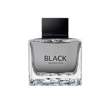 Load image into Gallery viewer, Antonio Banderas Perfumes - Black Seduction - Eau de Toilette Spray for Men - Long Lasting - Elegant, Masculine and Sexy Fragance - Amber Woody Scent- Ideal for Special Events - 3.4 Fl Oz
