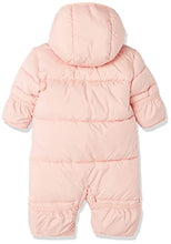 Load image into Gallery viewer, Amazon Essentials Unisex Babies' Puffer Bunting Suit, Blush, 0-3 Months
