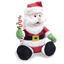 Load image into Gallery viewer, Cuddle Barn | Tooty Rudy 10&quot; Reindeer &amp; Jingling Santa 11” | Animated Stuffed Animal Plush Toy for Christmas
