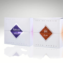 Load image into Gallery viewer, RASASI Abyan EDP (Couple Set) Men &amp; Women - 95 ML (3.2 oz) I Amber, Wood, Vanilla, Leather, Musk &amp; Woody I
