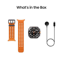 Load image into Gallery viewer, SAMSUNG Galaxy Watch Ultra 47mm LTE AI Smartwatch w/Energy Score, Wellness Tips, Heart Rate Tracking, Sleep Monitor, Fitness Tracker, GPS, 2024,Titanium Gray [US Version, 1Yr Manufacturer Warranty]
