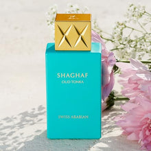 Load image into Gallery viewer, Swiss Arabian Shaghaf Oud Tonka - Vanilla Perfume with Warm Amber Fragrance - Earthy and Woody Allure - Enchanting Fusion of Arabic Perfume - 2.5 oz
