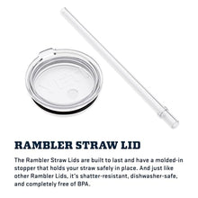Load image into Gallery viewer, YETI Rambler 20 oz Replacement Lid with Straw
