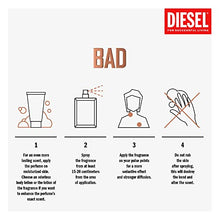 Load image into Gallery viewer, Diesel Bad Eau de Toilette Spray Cologne for Men, 3.4 Fl. Oz.
