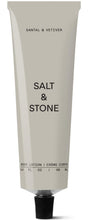Load image into Gallery viewer, Salt &amp; Stone Body Lotion for Women &amp; Men | Hydrates, Nourishes &amp; Softens Skin | Restores Dry Skin | Fast-Absorbing | Cruelty-Free &amp; Vegan (100 ml) (Santal &amp; Vetiver)
