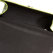 Load image into Gallery viewer, Betsey Johnson Shine On Convertible Flap Bag, Citron
