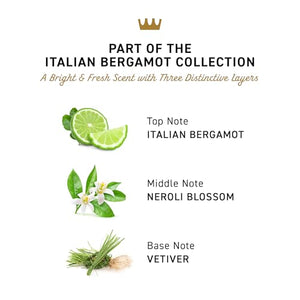 Cremo Italian Bergamot Spray Cologne For Men, A Combination of Italian Bergamot, Neroli Blossom, and Fresh Vetiver, 3.4 Fl Oz
