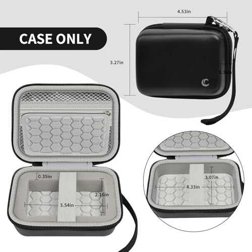 Load image into Gallery viewer, Carrying & Protective Case for Digital Camera, AbergBest 21 Mega Pixels 2.7" LCD Rechargeable HD/Kodak Pixpro/Canon PowerShot ELPH 180/190 / Sony DSCW800 / DSCW830 Cameras for Travel - Black