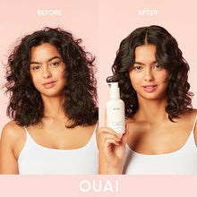 Load image into Gallery viewer, OUAI Anti Frizz Cream - Moisturizing Hair Cream with Frizz Control &amp; Heat Protection - Provides Lasting Hydration with Jackfruit &amp; Beetroot Extract - Paraben, Phthalate &amp; Sulfate Free (6 oz)
