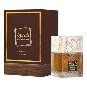Lattafa Khamrah Qahwa for Unisex Eau de Parfum Spray, 3.4 Ounce