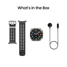 Load image into Gallery viewer, Samsung Galaxy Watch Ultra 47mm LTE AI Smartwatch w/Energy Score, Wellness Tips, Heart Rate Tracking, Sleep Monitor, Fitness Tracker, GPS, 2024,Titanium Silver [US Version, 1Yr Manufacturer Warranty]
