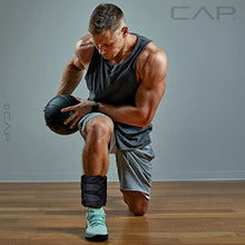 Load image into Gallery viewer, CAP Barbell HHA-CB020A1 20-Pound Pair Adjustable Ankle Weights, Black
