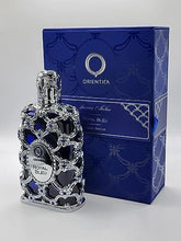 Load image into Gallery viewer, Orientica Luxury Collection Royal Bleu Extrait de Parfum with Notes of Bergamot, Jasmine &amp; Vanilla, Bold &amp; Sophisticated Long-Lasting Fragrance for Women, Elegant &amp; Enigmatic Scent, 2.7 oz/80ml
