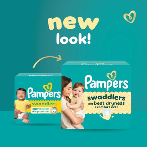 Load image into Gallery viewer, Pampers Swaddlers Disposable Baby Diapers Size 1, 198 Count with Sensitive Water Based Baby Wipes 4X Pop-Top Packs (336 Count)