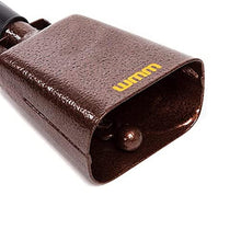 Load image into Gallery viewer, 10 Inch Steel Cowbell with Handle Cheering Bell for Sports Events Large Solid School Bells &amp; Chimes Percussion Musical Instruments Call Bell Alarm(Copper)
